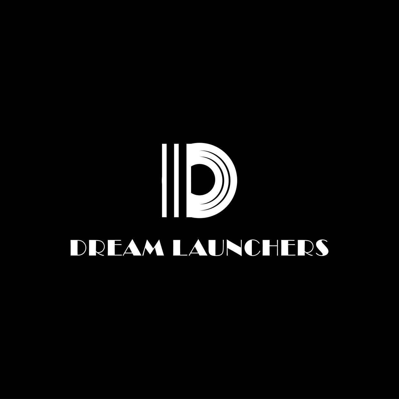 Dreamlaunchers logo black